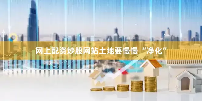 网上配资炒股网站土地要慢慢 “净化”